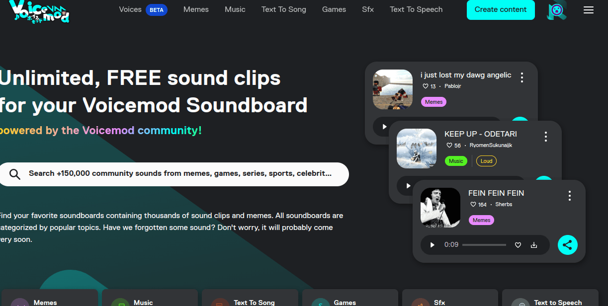 tuna.voicemod.net создай клип или открытку