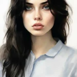 Брюнетка