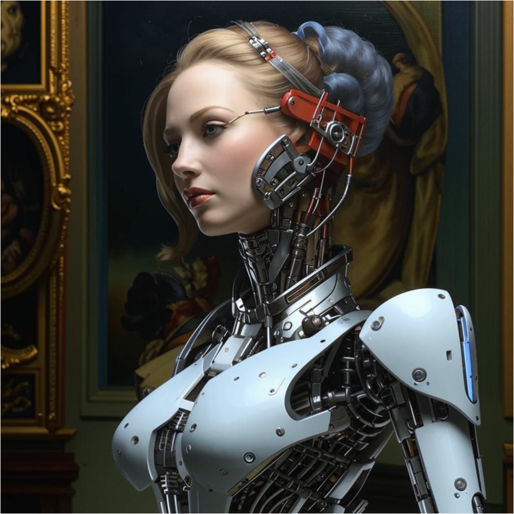 The cyborg woman