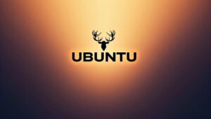 Монохромные обои  для "UBUNTU"