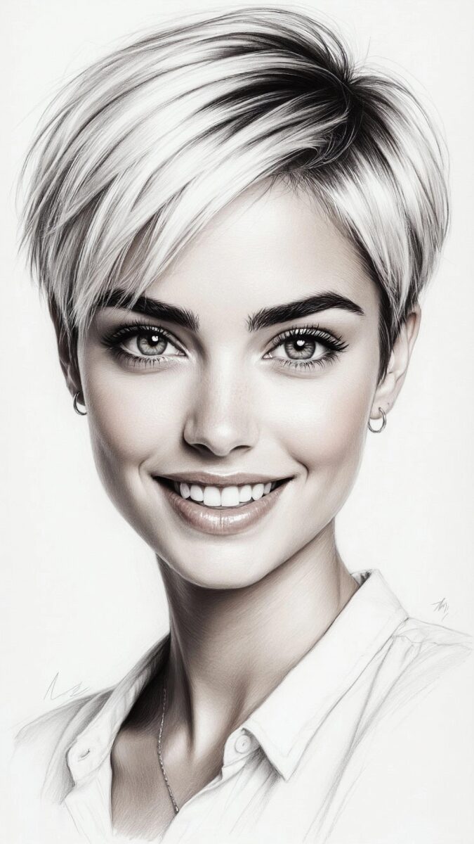 Идеальная женщина, модель, выразительные глаза, высокая детализация глаз и лица, длинные ресницы, озорная улыбка, глянец, стильная, шикарная, в тренде, чувственная, изящная, яркая, женственная